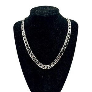 Swag Collection 18K Silver Cuban Link Necklace New in Box!